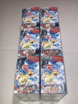 6 X Pokemon TCG Scarlet & Violet - Obsidian Flames Booster Box - 6 Boxes 820650863745 - Image 5