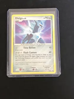 Pokemon TCG Dialga LV.68 DP26 Black Star Promo Holo Pokemon Card MP - Image 1