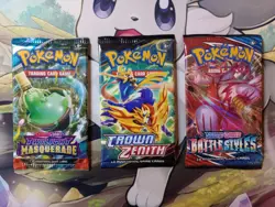 Pokemon TCG: Booster Packs Twilight Masquerade Crown Zenith Battle Styles - Image 1