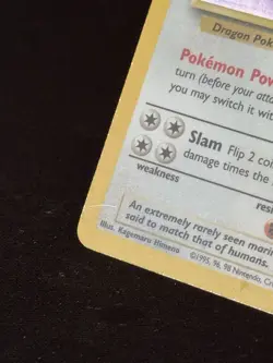 Pokemon TCG Dragonite Holo Rare Card 4/62 Fossil Unlimited LP Condition - Image 3