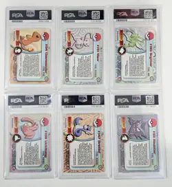 PSA graded Topps Chrome Pokemon Cards Lot - Mew Charmander Dragonaire Haunter - Image 2