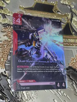 Gundam Card Game Duel Gundam Assault Shroud GD01-045 LR A04 - Image 1