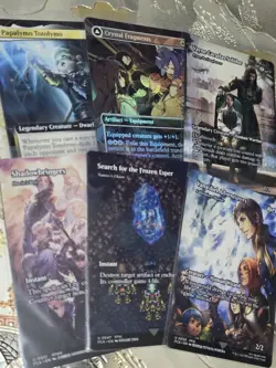 MTG Magic the Gathering Final Fantasy Lot Of 6 English Cards Regular Foil A01 - Image 1