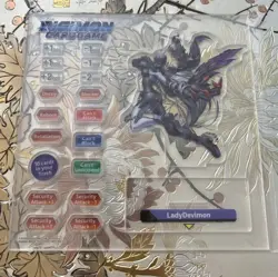 Digimon Card Game LadyDevimon Acrylic Stand From The Gift Box 2023 New Sealed - Image 1