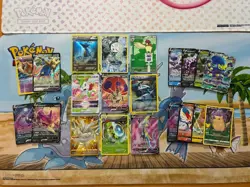 Pokemon Card Full Art Alt Art Fire Meloetta Pidgeotto Pikachu - Image 1