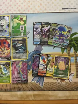 Pokemon Card Full Art Alt Art Fire Meloetta Pidgeotto Pikachu - Image 2
