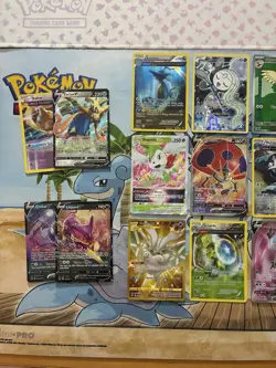 Pokemon Card Full Art Alt Art Fire Meloetta Pidgeotto Pikachu - Image 3