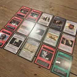 Lot of 15 Star Wars Customizable Card Game TCG 1995 Cards Lot SWCCG Rebel Darth - Image 2