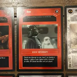 Lot of 15 Star Wars Customizable Card Game TCG 1995 Cards Lot SWCCG Rebel Darth - Image 4