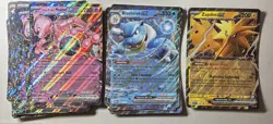 Pokemon Jumbo Oversized Card Lot 26x Mewtwo 205 Blastoise 009 Zapdos 049 - Image 1