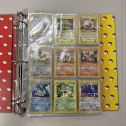 Pokemon Shadowless 1st Edition Base Set NEAR COMPLETE C/UNC Cards Red Cheeks - Image 1