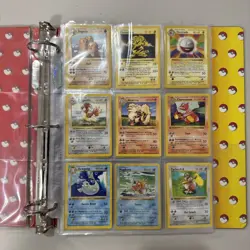 Pokemon Shadowless 1st Edition Base Set NEAR COMPLETE C/UNC Cards Red Cheeks - Image 3