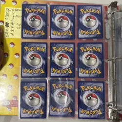 Pokemon Shadowless 1st Edition Base Set NEAR COMPLETE C/UNC Cards Red Cheeks - Image 4