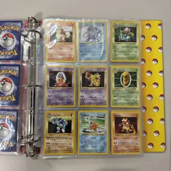 Pokemon Shadowless 1st Edition Base Set NEAR COMPLETE C/UNC Cards Red Cheeks - Image 5