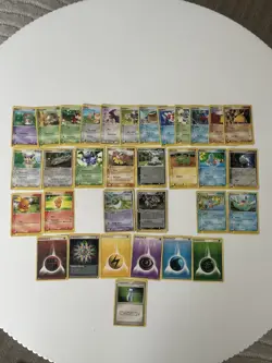 Lot Of 33 EX Ruby Sapphire Pokemon Cards Incomplete Set Two Holos Heavy Play/dmg - Image 1