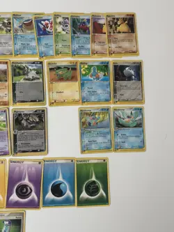 Lot Of 33 EX Ruby Sapphire Pokemon Cards Incomplete Set Two Holos Heavy Play/dmg - Image 5