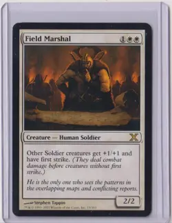 Magic: The Gathering Field Marshal 10th Edition Non Foil (LP) - Image 1