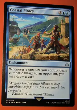 MAGIC MTG: * COASTAL PIRACY REGULAR/ ACR /UNCOMMON #0084/ NM - Image 1