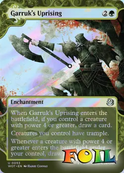 Garruk's Uprising 053 MTG WOT Uncommon NP Foil - Image 1