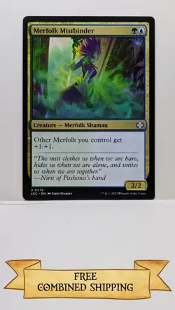 Merfolk Mistbinder Commander: the Lost Caverns of Ixalan Regular - Image 1
