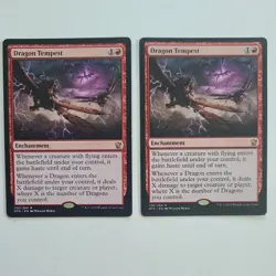 2x MTG Magic the Gathering Dragon Tempest (136/272) Dragons of Tarkir LP - Image 1