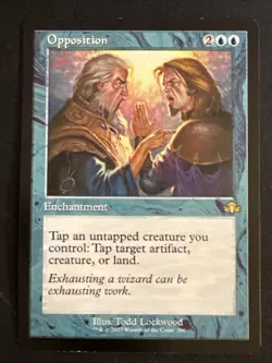 1x Opposition (290) Dominaria Remastered LP MTG Magic the Gathering x1 MKE - Image 1