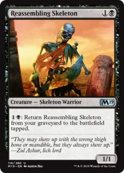 Reassembling Skeleton - Core Set 2019 #116/280 MTG Magic The Gathering - Image 1
