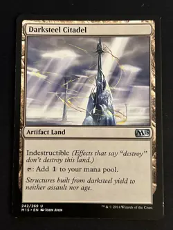 1x Darksteel Citadel (242) Core Set 2015 M15 LP MTG Magic the Gathering x1 MKE - Image 1
