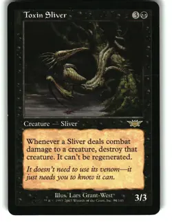 Magic the Gathering - Legions Toxin Sliver 2003 84 Rare - Image 1