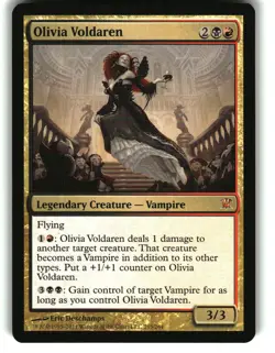 Magic the Gathering - Innistrad Olivia Voldaren 2011 215 Mythic - Image 1