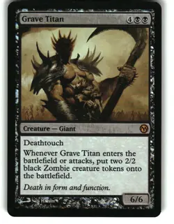 Magic the Gathering - Media Promos Grave Titan 2012 Promo Foil - Image 1