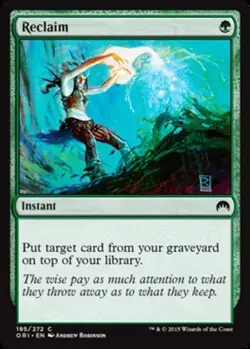 1x Reclaim - Foil MTG Magic Origins NM Magic Foil - Image 1