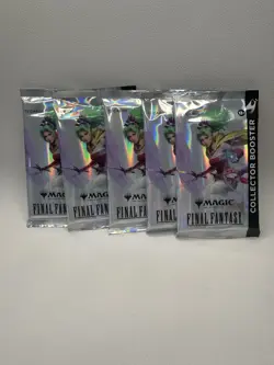 5x Magic The Gathering Final Fantasy Collector Booster Packs (SEALED) - Image 1