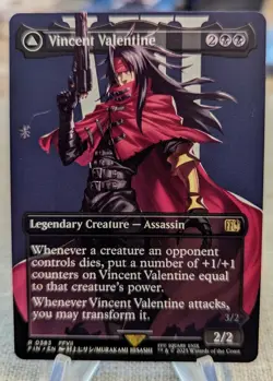 Vincent Valentine / Galian Beast FIN Final Fantasy MTG 383 BORDERLESS Reg Finish - Image 1