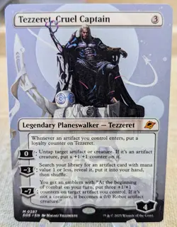 2025 Magic The Gathering Tezzeret Cruel Captain Edge Of Eternities Mythic #287 - Image 1