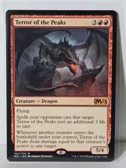 Terror of the Peaks Core Set 2021 Magic The Gathering - Image 1