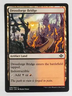 X 1 MTG Magic the Gathering Drossforge Bridge (246/765) Modern Horizons 2 LP - Image 1