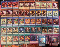 YUGIOH - LIBROMANCER DECK - FIRE, BONDED, FIREBURST, DOOMBROKER, FIRESTARTER ~ - Image 1