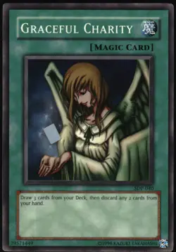 Yu-Gi-Oh! - Graceful Charity 2003 SDP-040 Super Rare Unlimited - Image 1