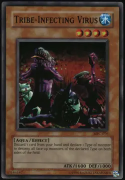 Yu-Gi-Oh! - Magician's Force Tribe-Infecting Virus MFC-076 Super Rare Unlimited - Image 1