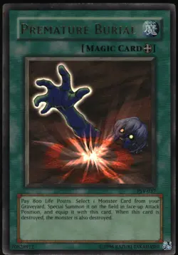 Yu-Gi-Oh! - Pharaoh's Servant Premature Burial PSV-037 Ultra Rare Unlimited - Image 1