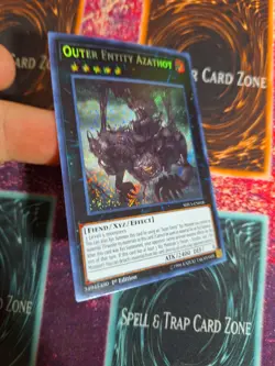 Yu-Gi-Oh! Outer Entity Azathot SHVA-EN018 Secret Rare 1st Edition Near Mint - Image 2