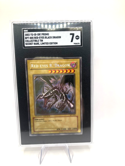 SGC 7 2002 Yu-Gi-Oh! Collector's Tin BPT-005 Red-Eyes Black Dragon Secret Rare - Image 1