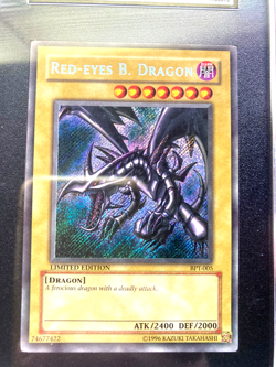 SGC 7 2002 Yu-Gi-Oh! Collector's Tin BPT-005 Red-Eyes Black Dragon Secret Rare - Image 4