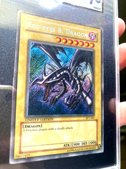 SGC 7 2002 Yu-Gi-Oh! Collector's Tin BPT-005 Red-Eyes Black Dragon Secret Rare - Image 5