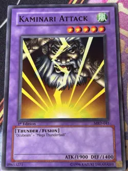 Yu-Gi-Oh! "Kaminari Attack" MRD-041 | 1st Edition Common Near-Mint - Image 1