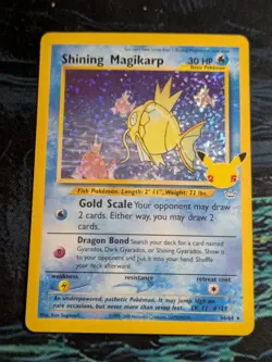 Shining Magikarp 66/64 Celebrations SWSH Pokemon Trading Card NM/M - Image 1