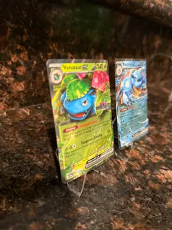 Venusaur eX 001/142 & Blastoise eX 030/142 Stamped Stellar Crown Promo Cards!! - Image 3