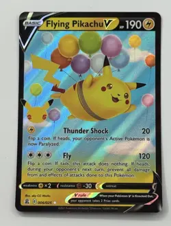 Pokemon TCG Flying Pikachu V Celebrations Ultra Rare NM Card SEE PICS 006/025 - Image 1