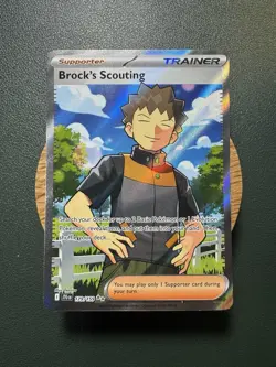 Pokemon TCG SV-Journey Together Brock's Scouting Ultra Rare Card #179/159 - Image 1